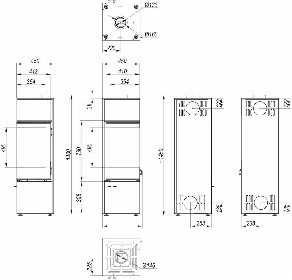 Quadroom long selbstschließend A1 DE
