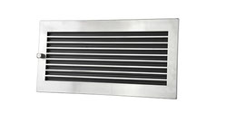 CB Warmluftgitter Edelstahl modern (matt)